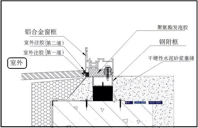 有副框门窗塞缝要求